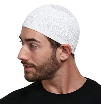 CCY Islamic Muslim Knitting Kufi Topi Arabic Men Prayer Ramadan Jewish Hat Unisex Beanies Head Caps Turkish Cotton Hats Winter