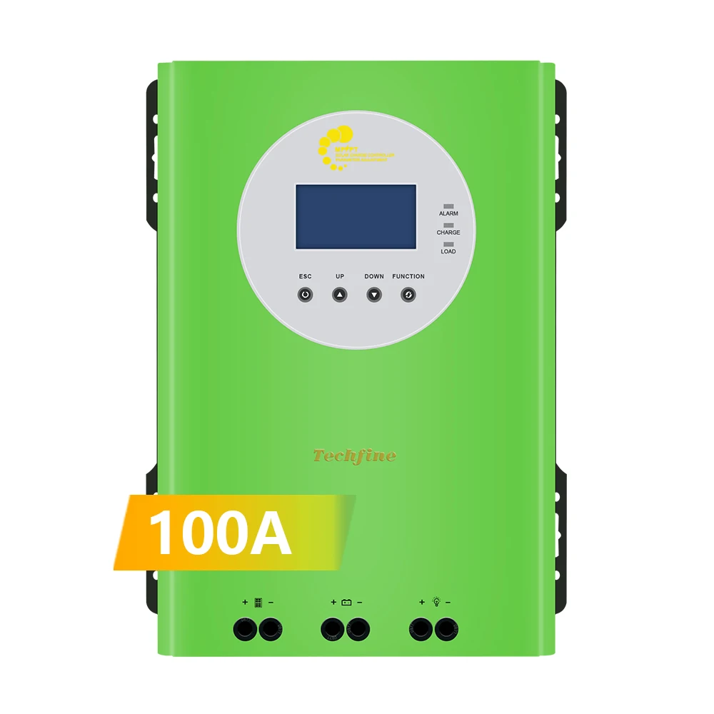 Techfine hot sale mppt 12V 24V36V 48V auto 40A 60A 80A 100A accepted mppts solar charger controller