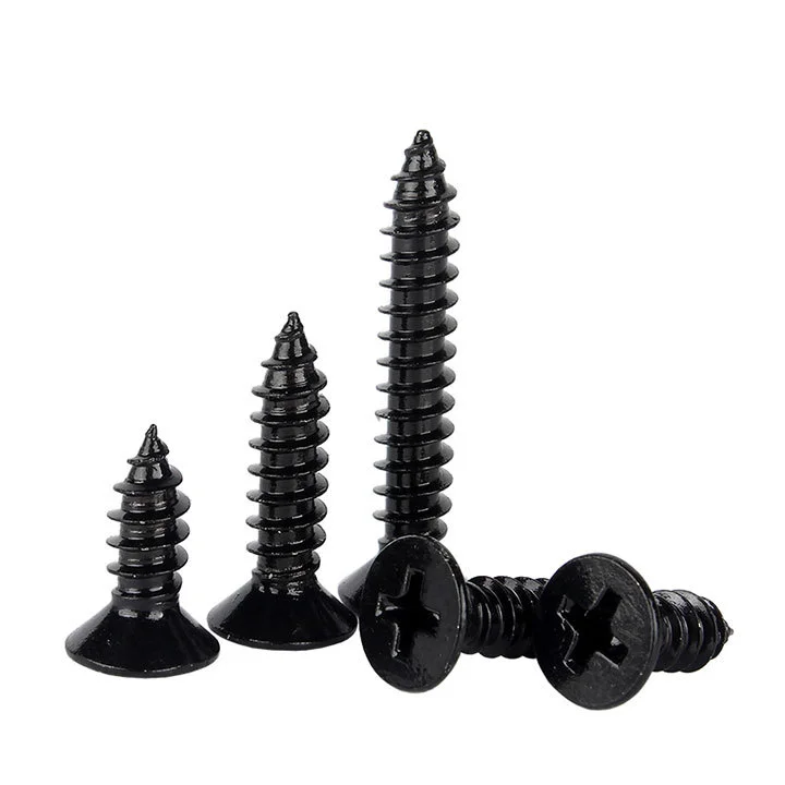 Flat Head Torx Screws 304 Stainless Steel Black Countersunk Self Tapping Anti-Theft Tamper Resistant Screws for Wood