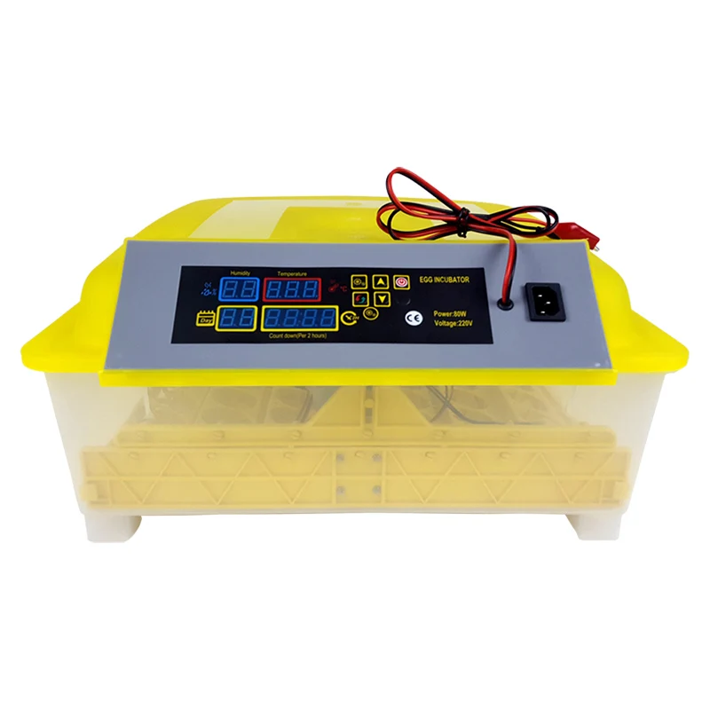 HHD Egg Incubators Automatic Power Consumption of Electrical 220v Ac 12v Dc 48 Egg Hatchery Machine