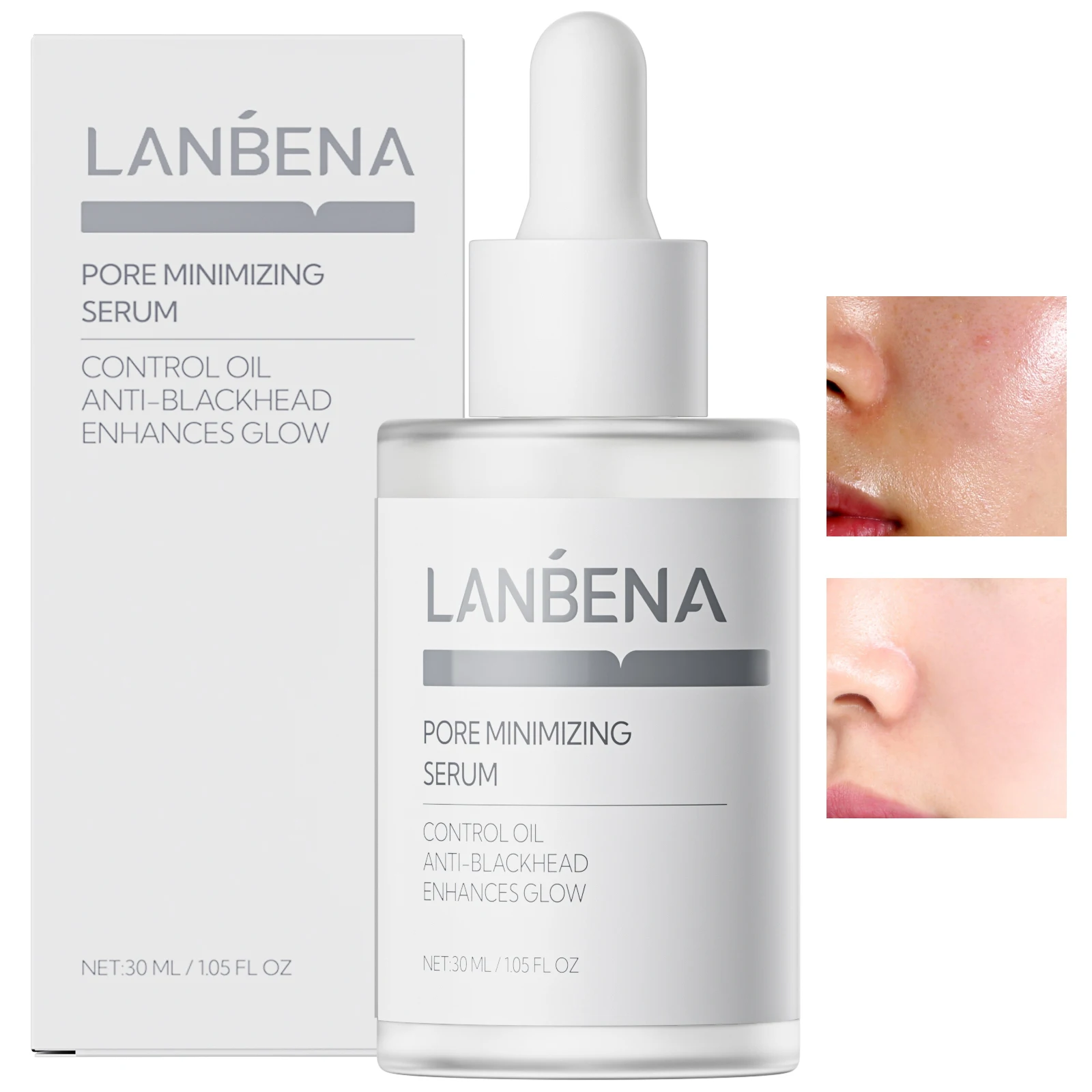 LANBENA Private Label  Remover Mask Nose Pore Shrink Serum Pore Clean Treatment factory