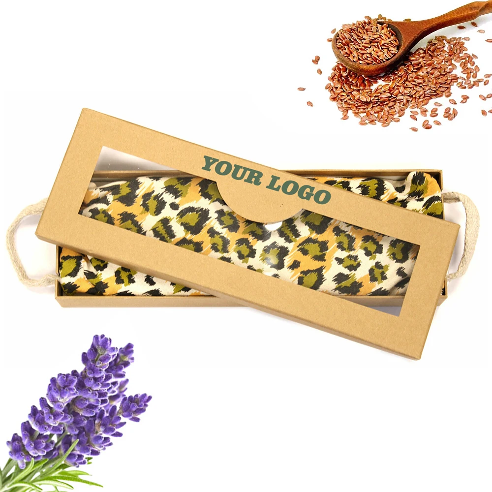 high quality reusable microwavable wheat bag pillow lavender therapy neck menstruation heating pad reusable moist heat pack
