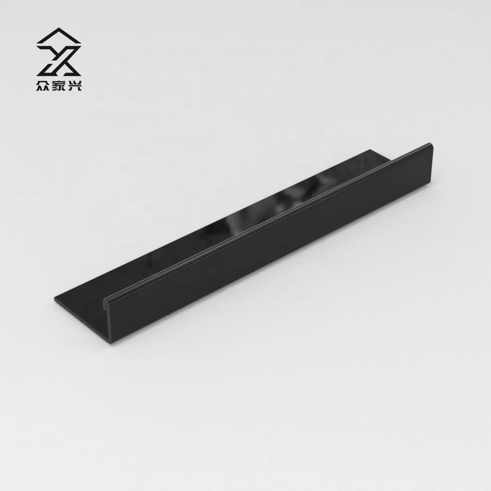 Polished Black Roll Forming stainless steel stair parts edge trim L Shape Tile Trim Metal For Edges Decorative