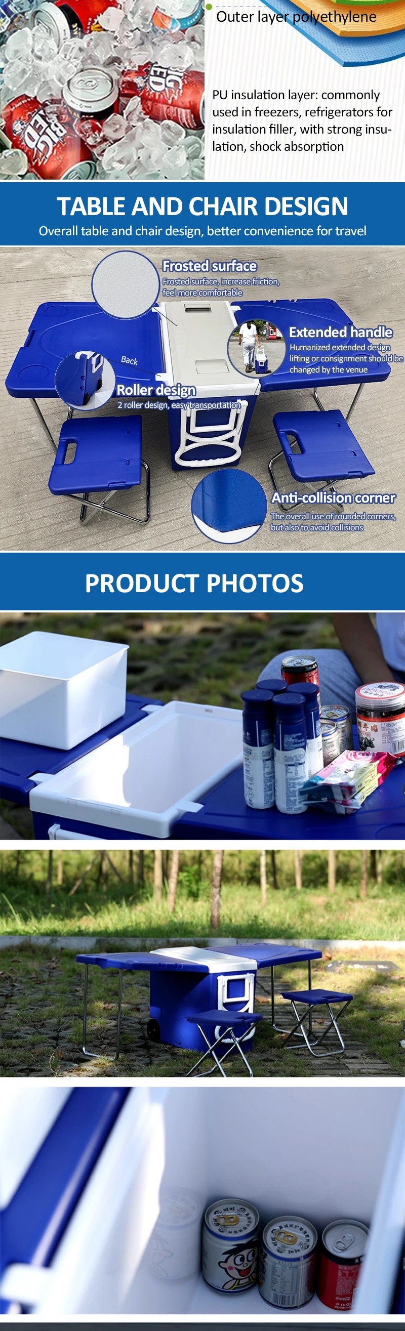 Custom Made Cooler Box Commercial 45l 100l Cooler Box 300 Quart Coffin