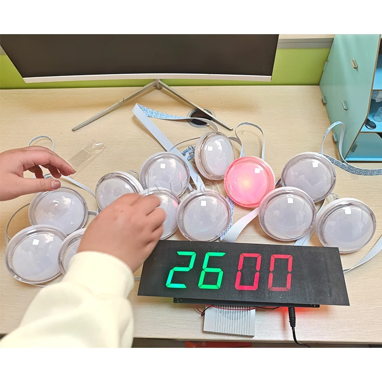 Interactive Game Props Reaction test Booth Timer Sensor Touch Game ...