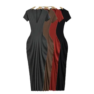 Customize Summer New Fashion Spice Girls Square Collar Solid Eco-Friendly Bodycon Maxi Dress Slim-fit Casual Chic Vestidos