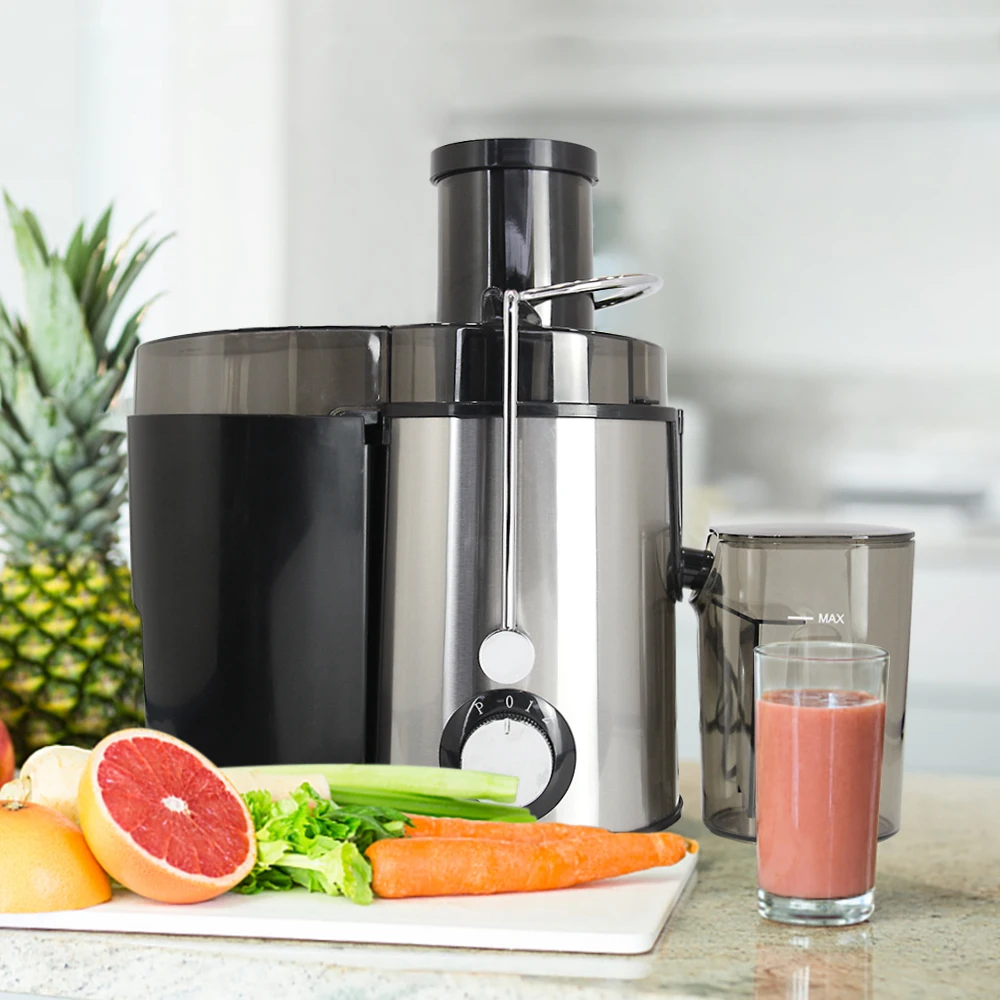 Portable Centrifugal Juicer Extractor Dual Speeds Juicer for Home Kitchen Easy Juicing