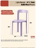 Violeta claro - panel de asiento de madera maciza