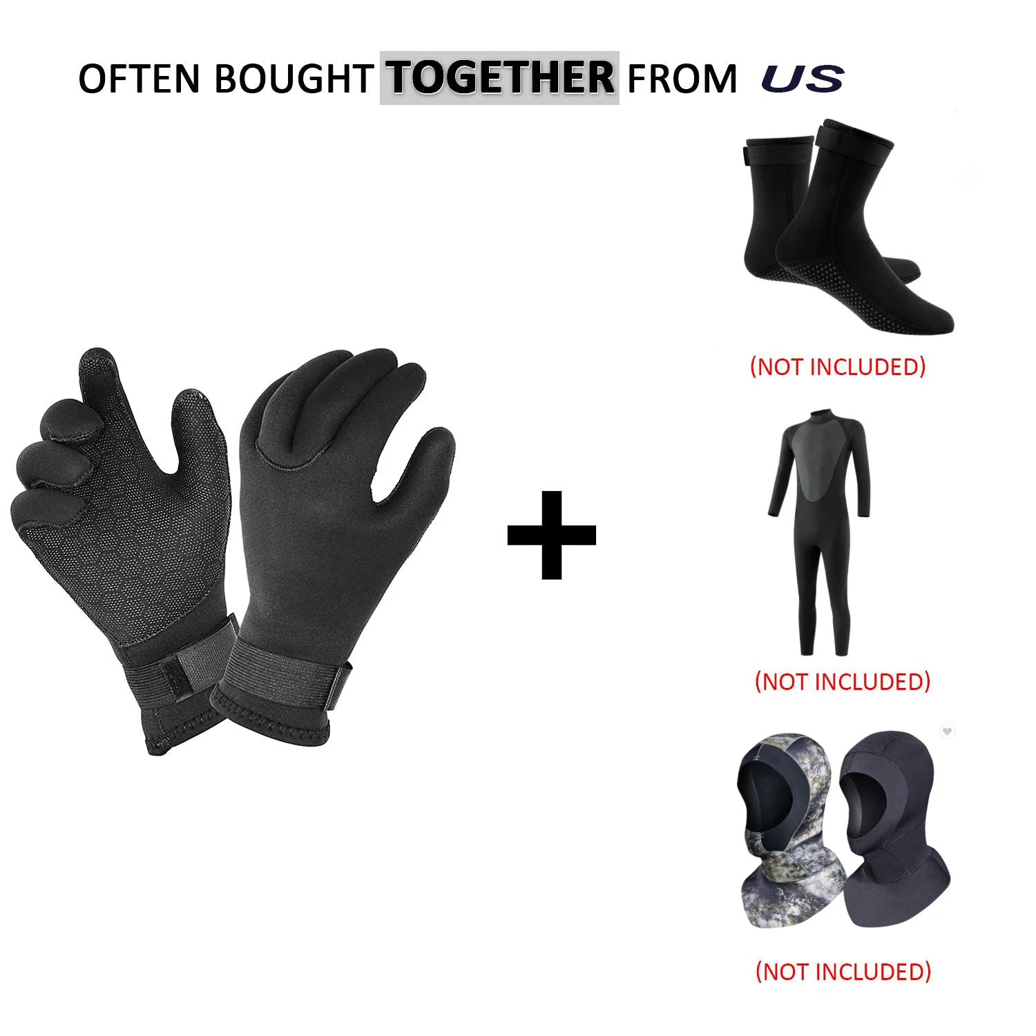 Scuba Gloves Wholesale Custom Professional Snorkeling 3mm 5mm Neoprene