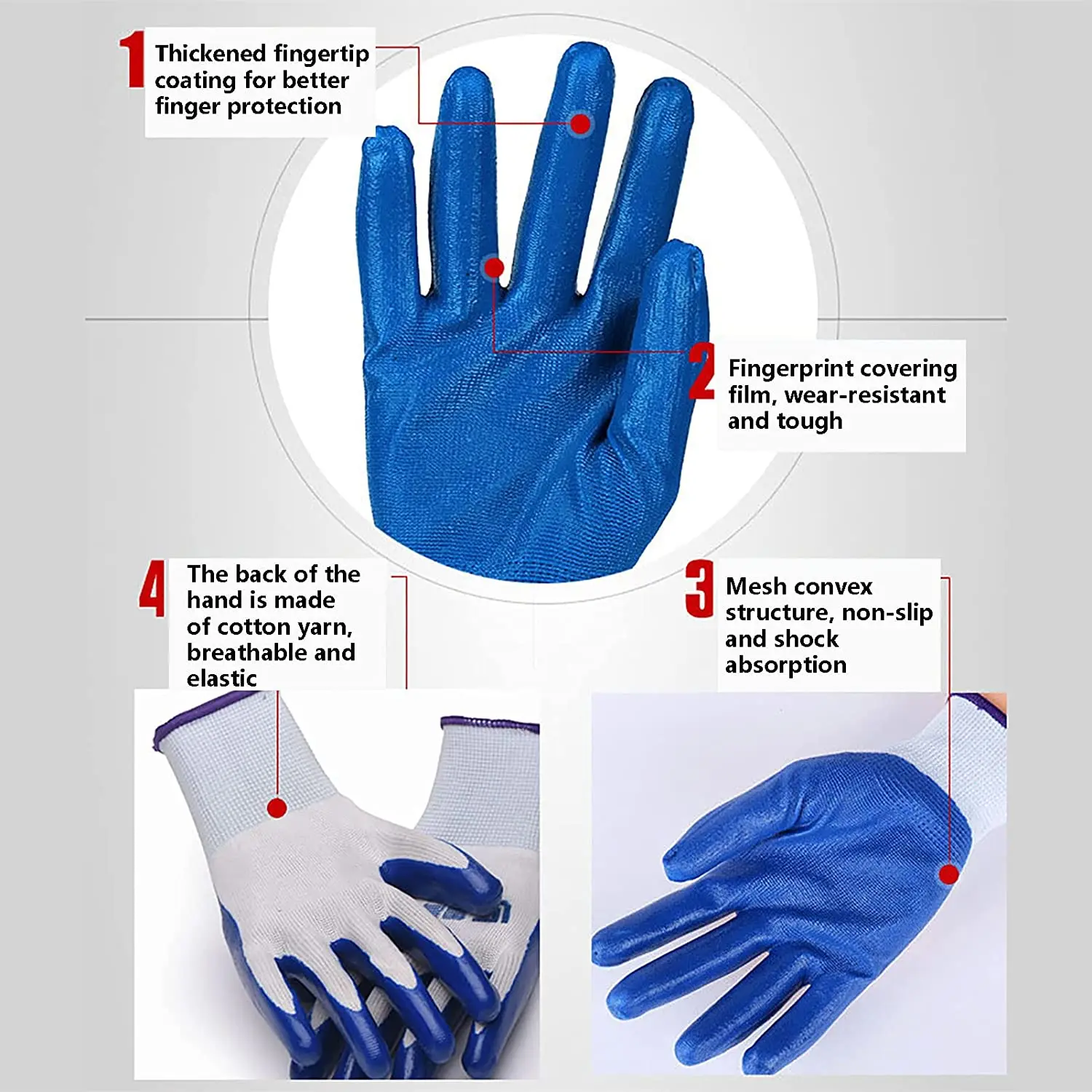 Winter Cheap Guantes De Nitrilo Rosa Negro Pink Malaysia Price Working