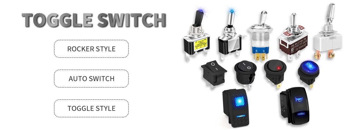 High Current Toggle Switch - SPST to 4PDT Latching/momentary