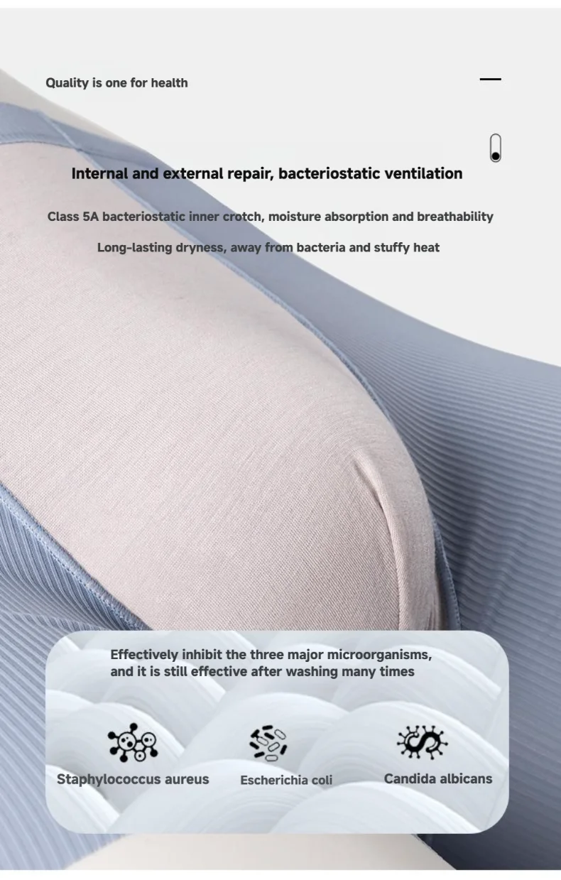 New Arrival Men's Underwear Breathable  Antibacterial Ice Silk Men's Boxer Briefs Nylon Men's Underpants Custom OEM Supplier