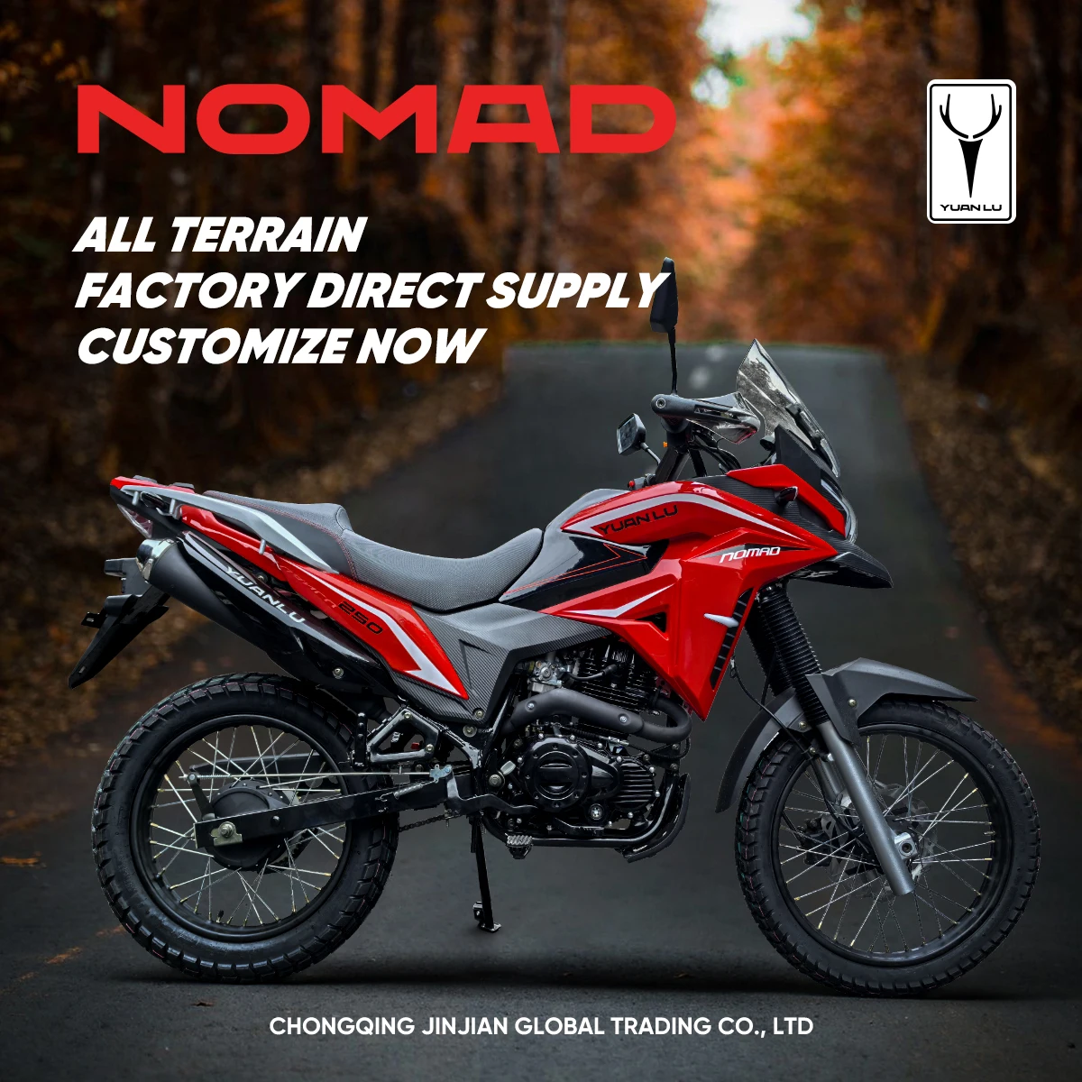 Off-road 250CC 110km/h Gasoline Motorcycles with High-Speed Adventure ...