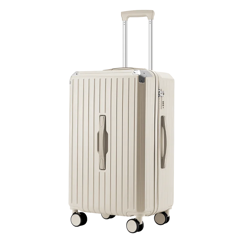 Multi Functional Luggage with 3 Handle New Fashionable Suitcase Trolley Luggage Travel Bags with Cup Holder Luggage Set