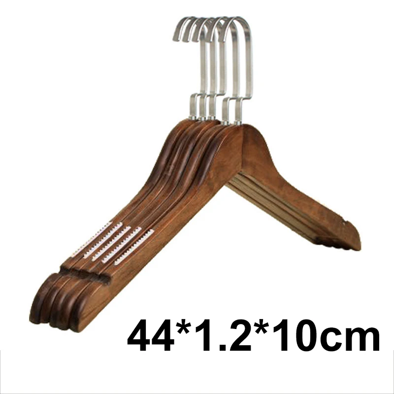 Vintage Retro Wooden Suit Hangers - Durable Clothes Hanger Rack