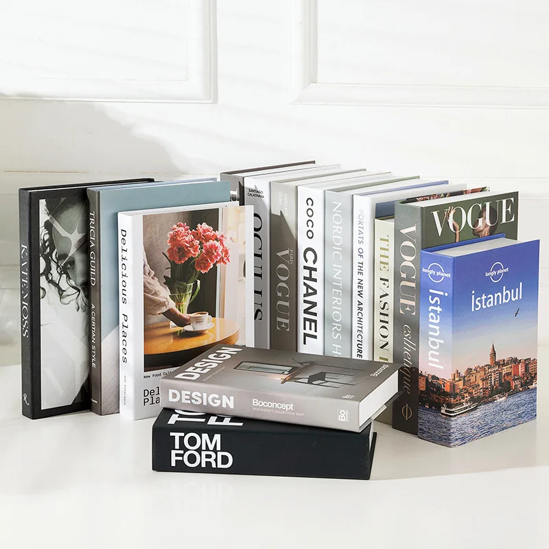Luxury Fake Books Accessories Home Decor Coffee Table Books