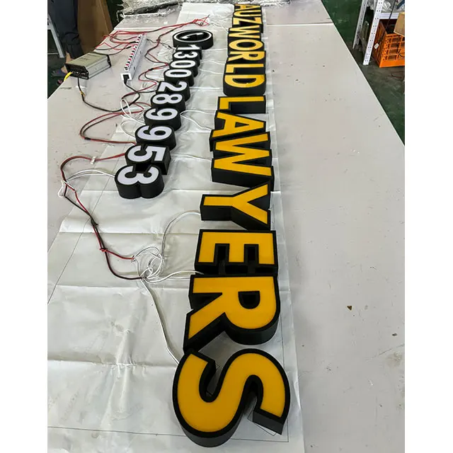 Stainless Steel Frontlit Electronic Sign Letters for Shop and Company ...