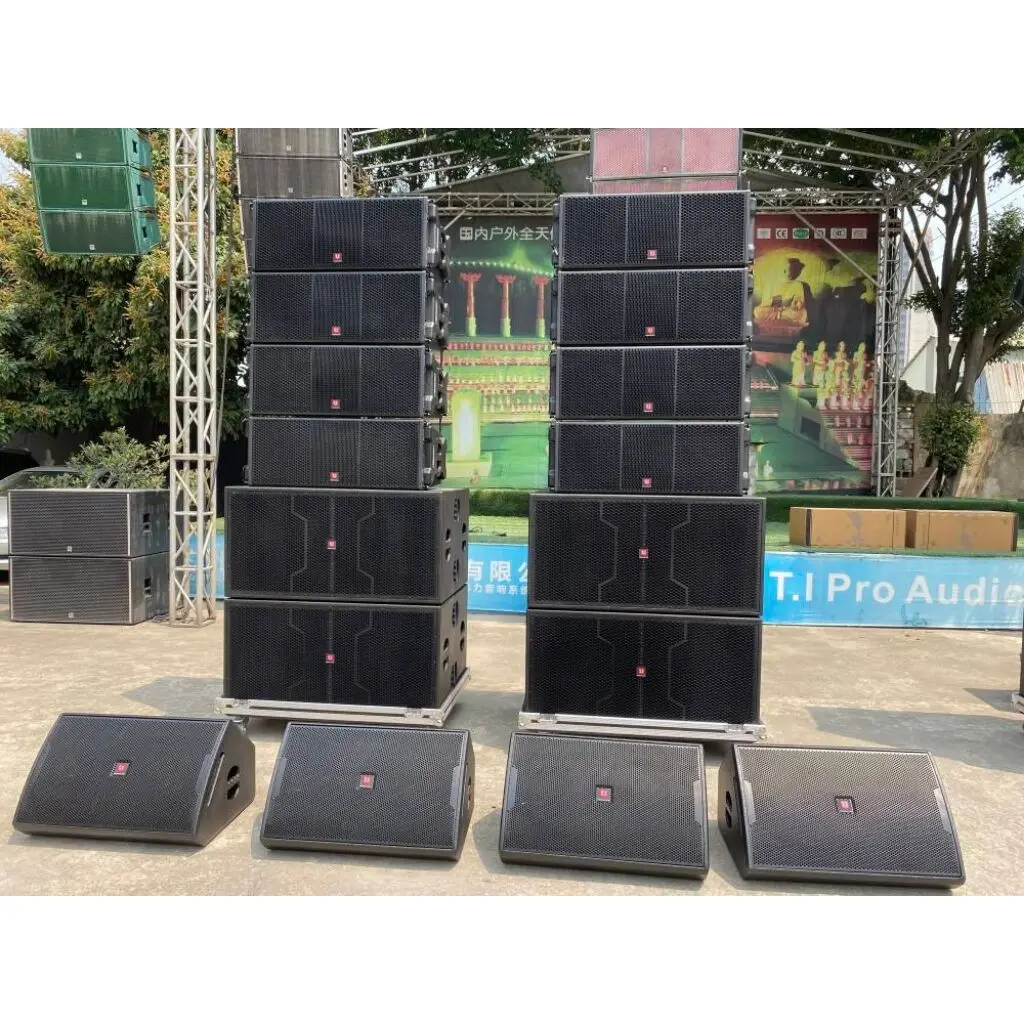 Double 12 Inch 2way Line Array Speaker Sound System TI Pro Audio Line Array Speakaer Sound System