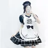 810 Black petticoat with white stockings