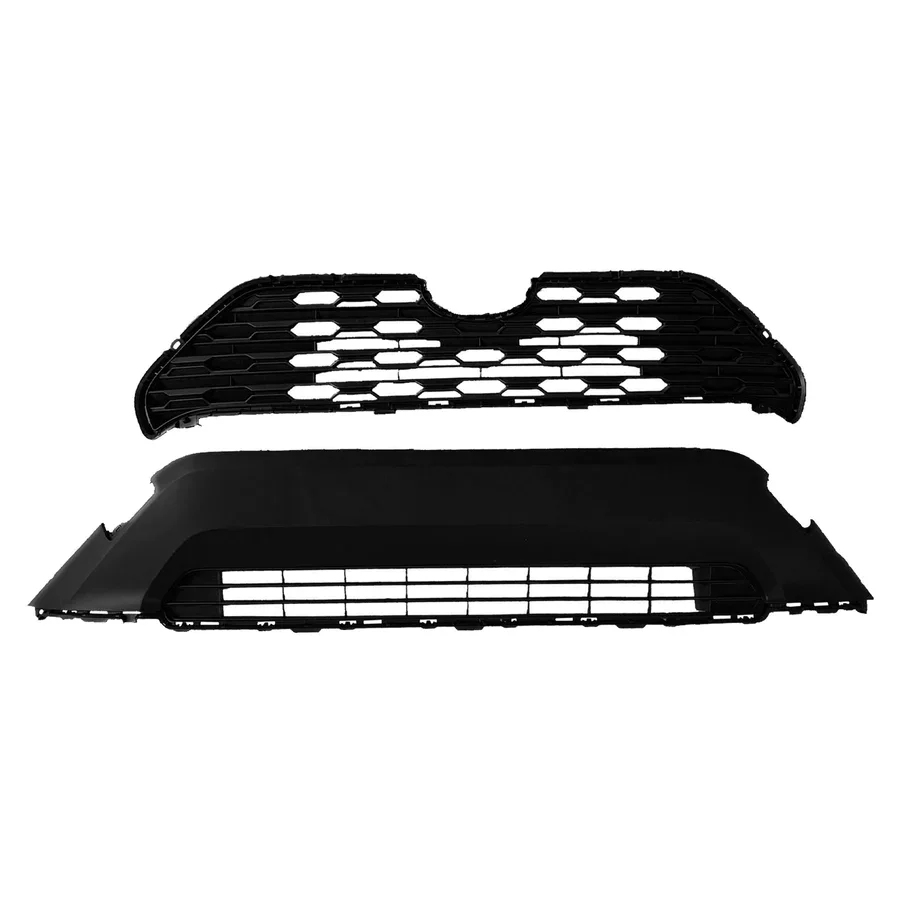 G-PLUS Front Bumper Grille Set For Toyota RAV4 Base/Sport (2009-2012) - Upper & Lower