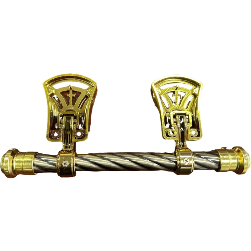 CH-03 Customized Funeral Decoration Plastic Casket Handles American Style Adult Coffin Accessories Golden Competitive Price