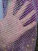 Maille pourpre + cristal ab