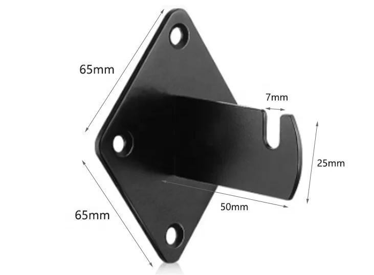 Retail Shop Fittings Display Racks Fixing by Screws on Wall Mounting Hanger  Metal Wall Mount Bracket