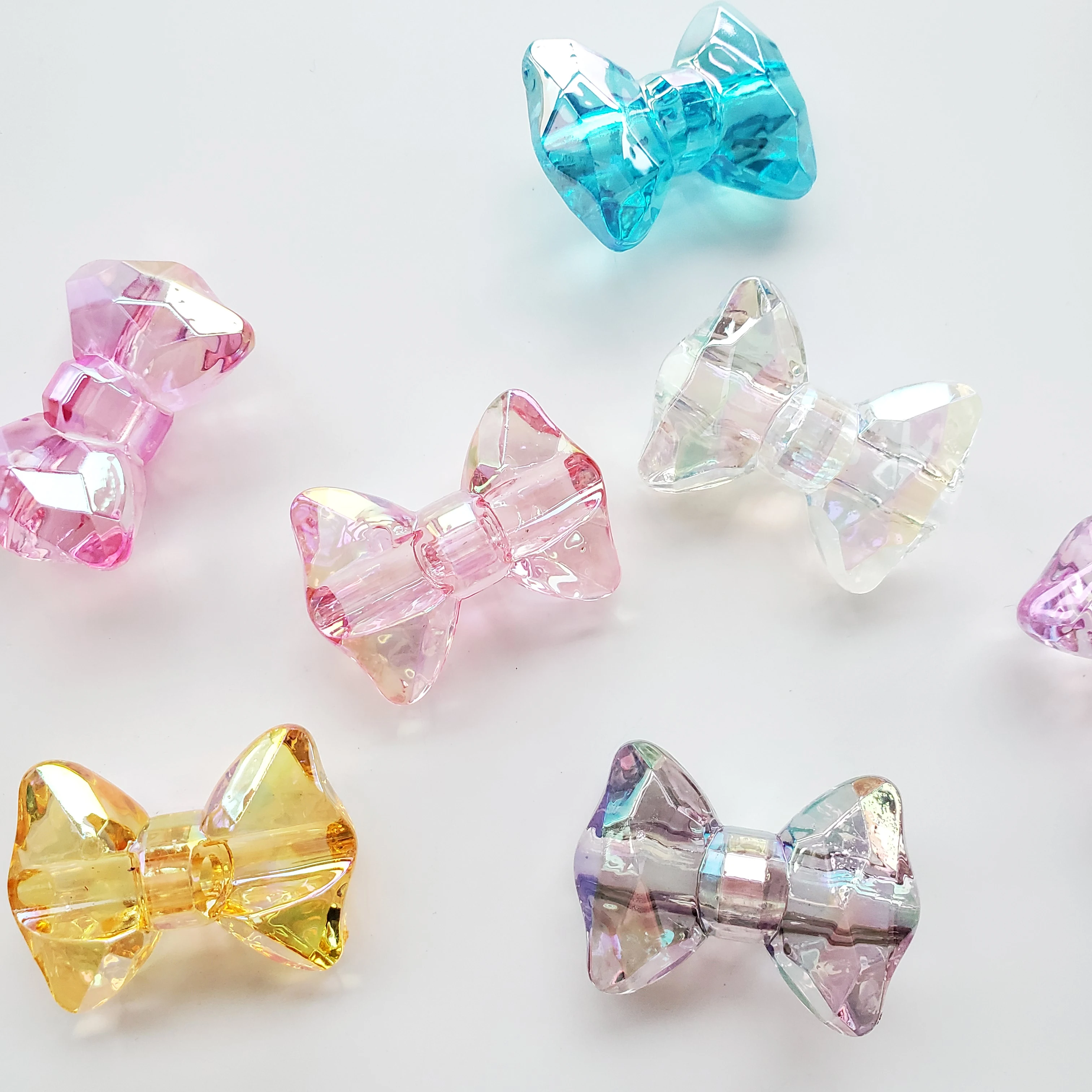 new arrival kawaii transparent bow acrylic