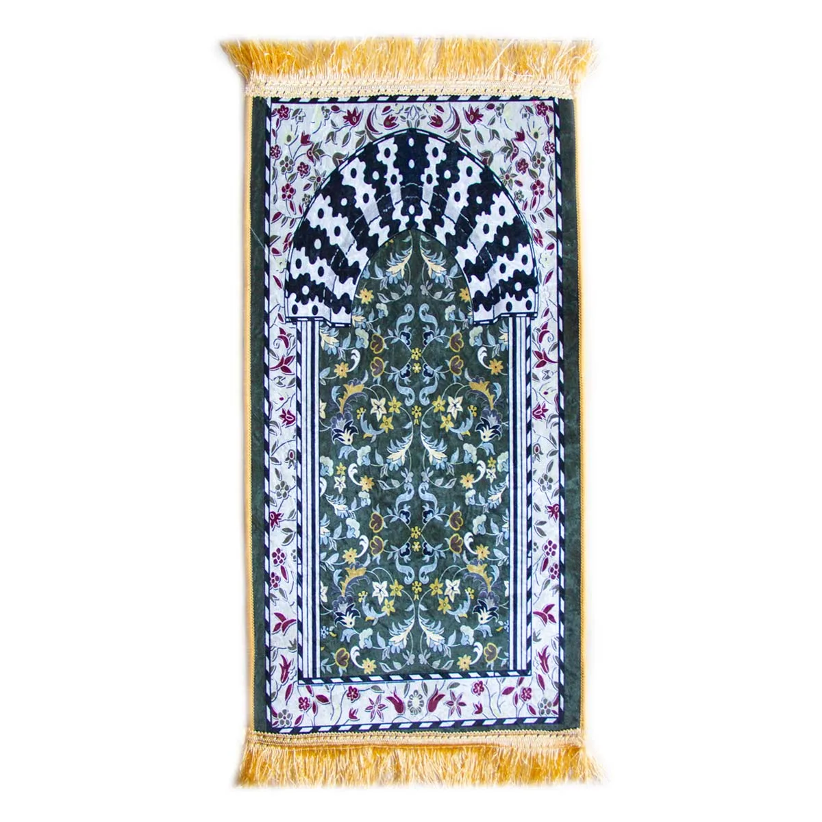 Premium Mini Smart Madinah Travel Prayer Rug Mat Thick Ramadan Rug Mat for Muslim Small Smart Mini Prayer Mat