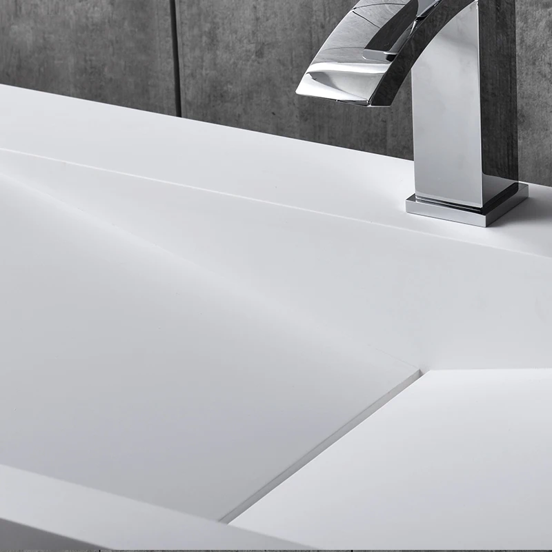 CK2028 Countertop Sinks Type and Single Hole Resin Stone Wall Mount Basin
