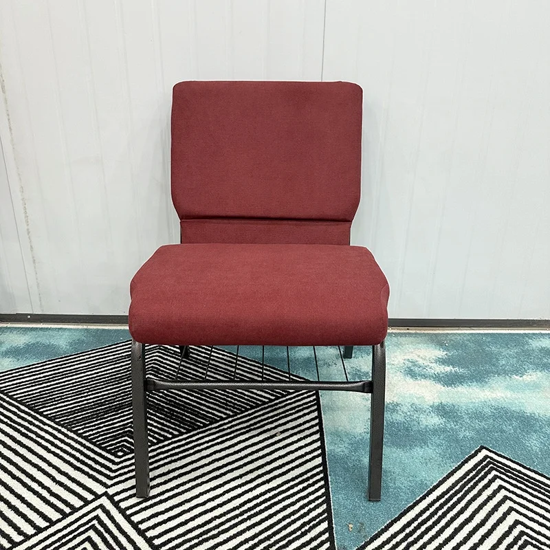 Cheap Popular Stackable Fabric Covered Auditorium Theater Prayer Interlocking Church Seat Chair