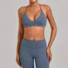 V-Neck Bra (Black)