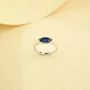 Minimal Elegant Lab Grown Sapphire Ring