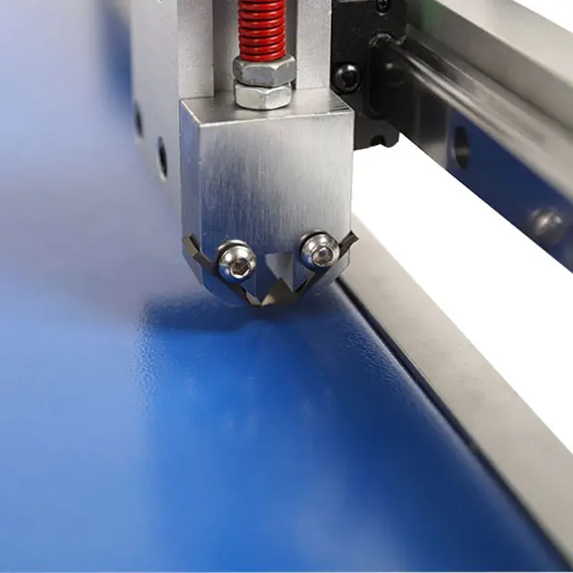 Manual Cardboard V Grooving Machine Use to Make Box Sample