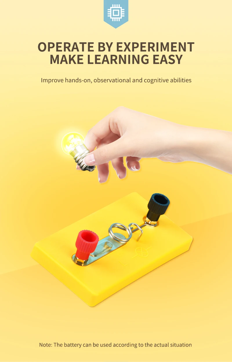 product new promotion primary school physics kits magnetism experiment circuit box set experiment kit-5