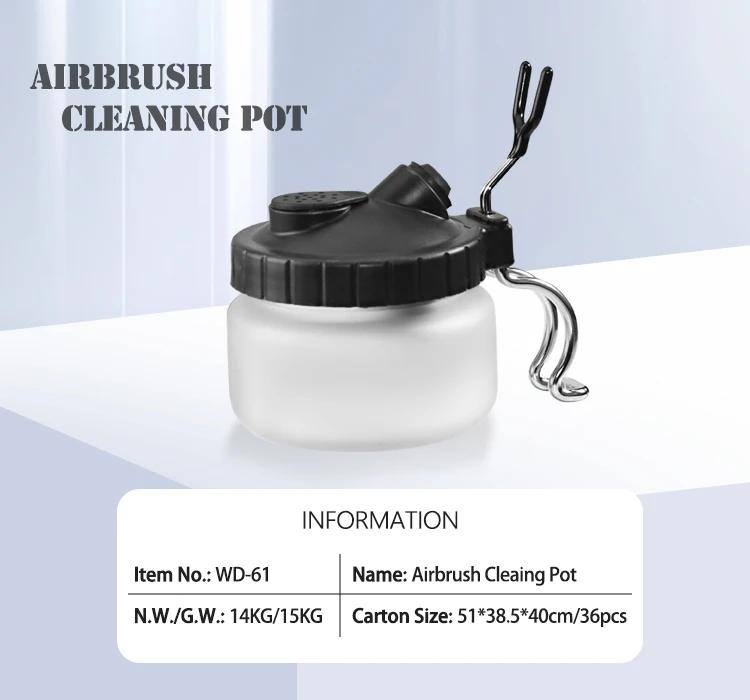 LinhaivetA air brush washing set airbrush cleaning pot mini spray gun cleaner