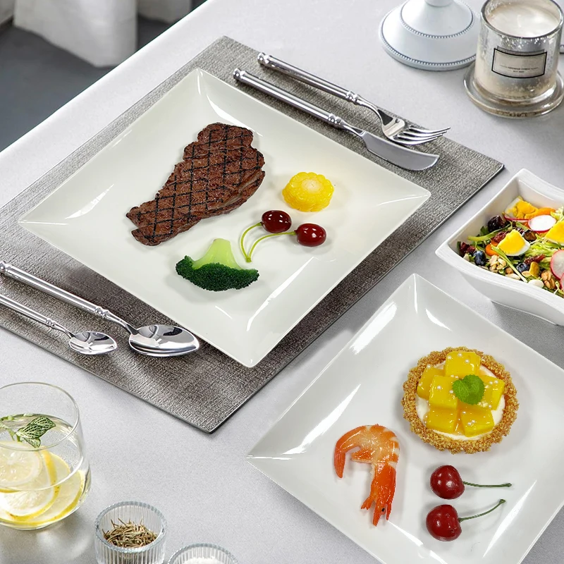 Melamine White Platters Amazon 6pcs Melamine Dinner Plates Inch