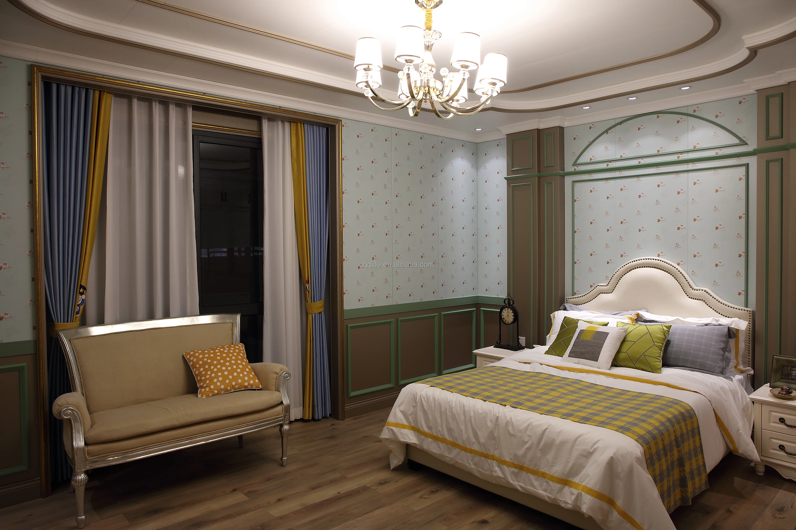 Waterproof Building Material 80mm-thickness WPC Wall Panel Partition Wall