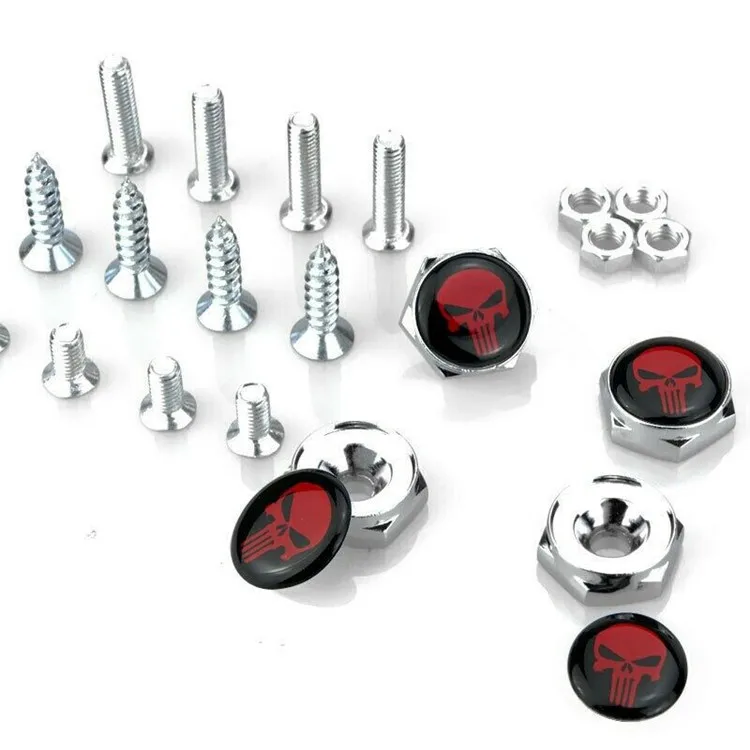 Металлическая Рамка номерного знака автомобиля винтовой болт крышка