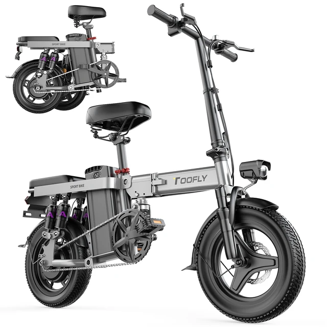 EU US warehouse 2 wheel cheap 400w 48v electric moped bike with Foot pedal assistance