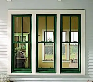 ALUFRONT NFRC Modern French Style Single Hung Window Home Residential Vertical Sliding Aluminum Double Hung Windows