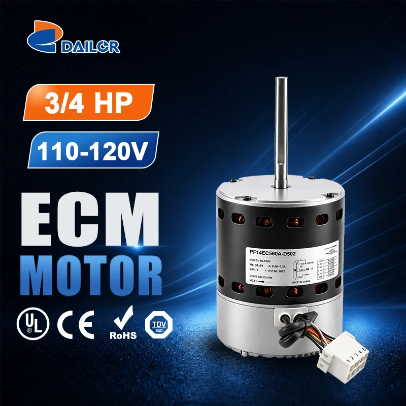 OEM 3/4HP 110-120V 1075RPM Replacement Constant Torque ECM X-13 5SME39NXL425 6207E 6207X 6210X 5540ET 5541ET 5542ET ECM Motor