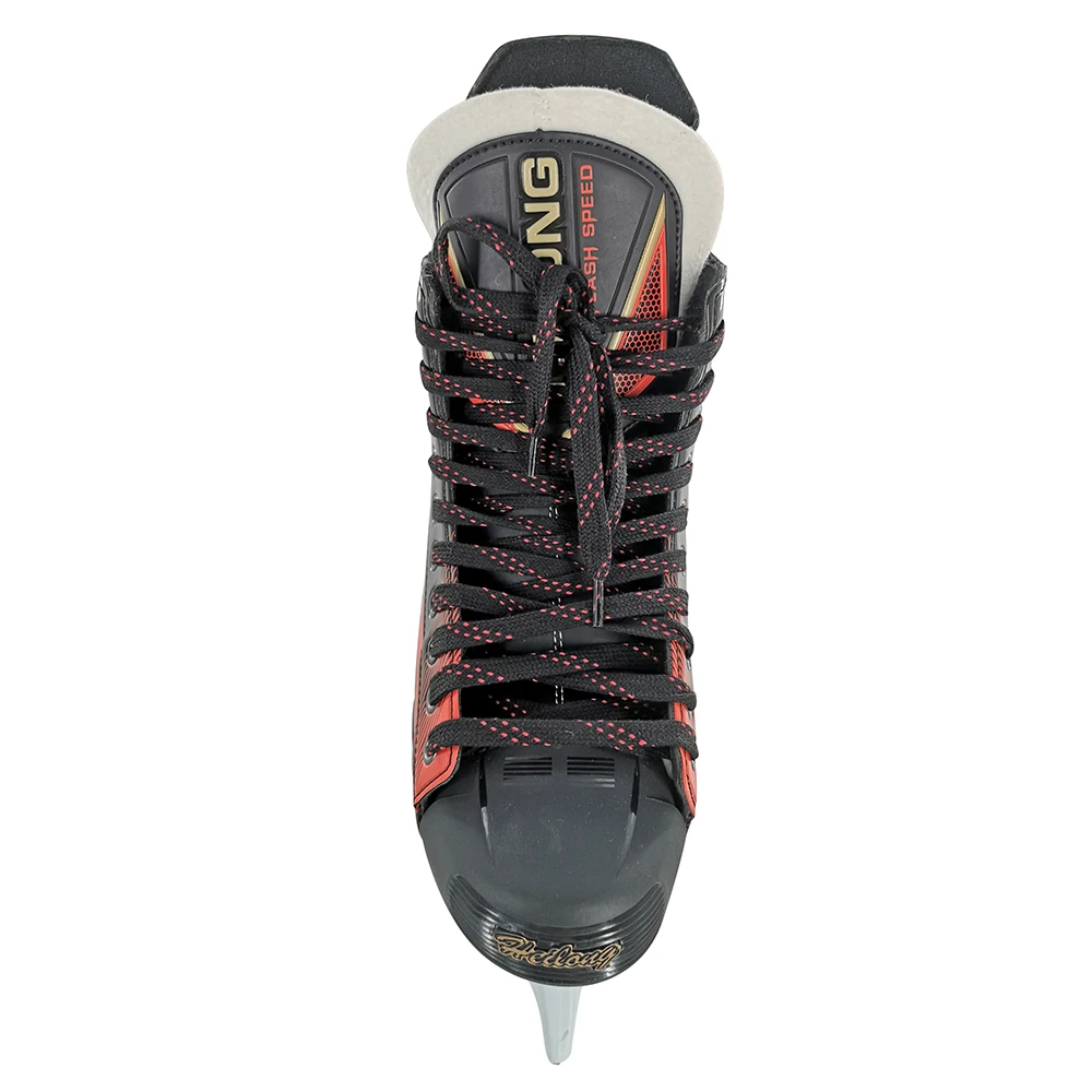 High quality adults fixed size integrated ice hockey skates shoes for sale