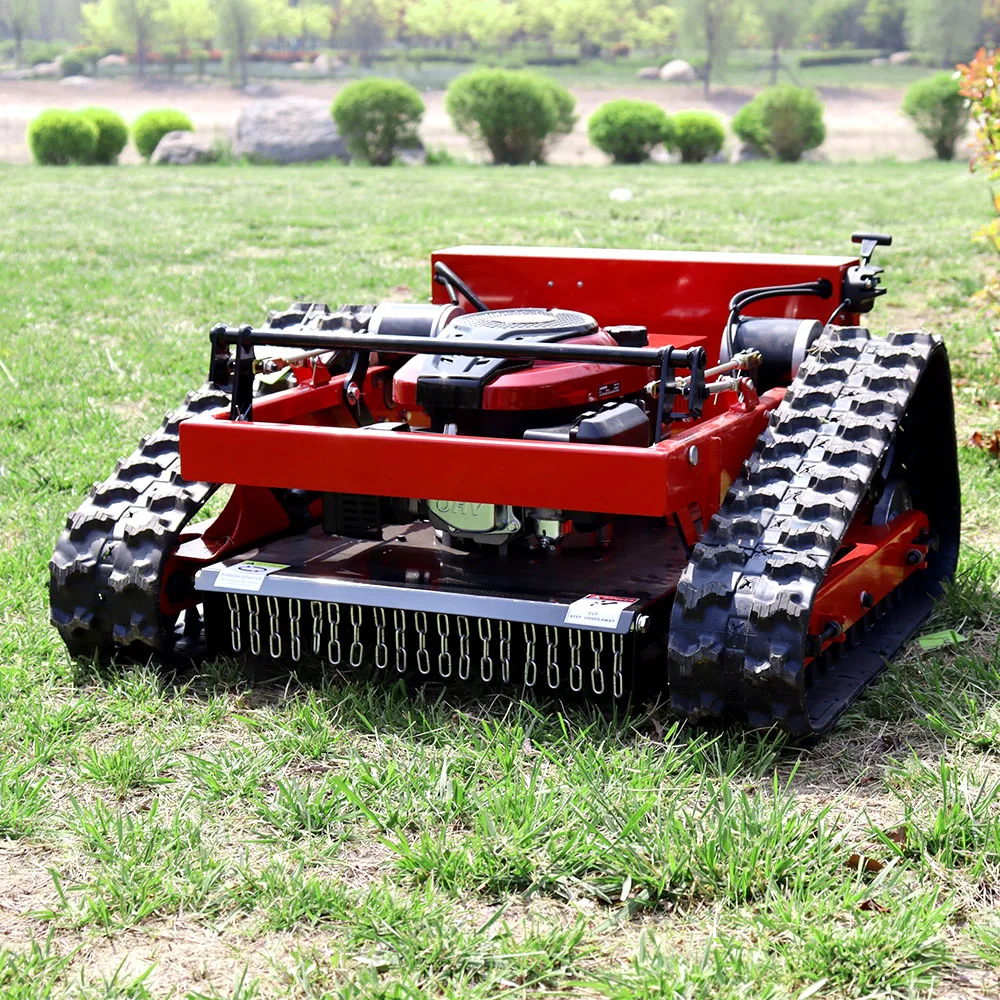 High Quality Ce Approve Grass Cutting Machine Crawler Brush Cutter for  Agriculture Electric Remote Control Ai Robot Lawn Mower