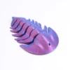 silk red-blue trilobite