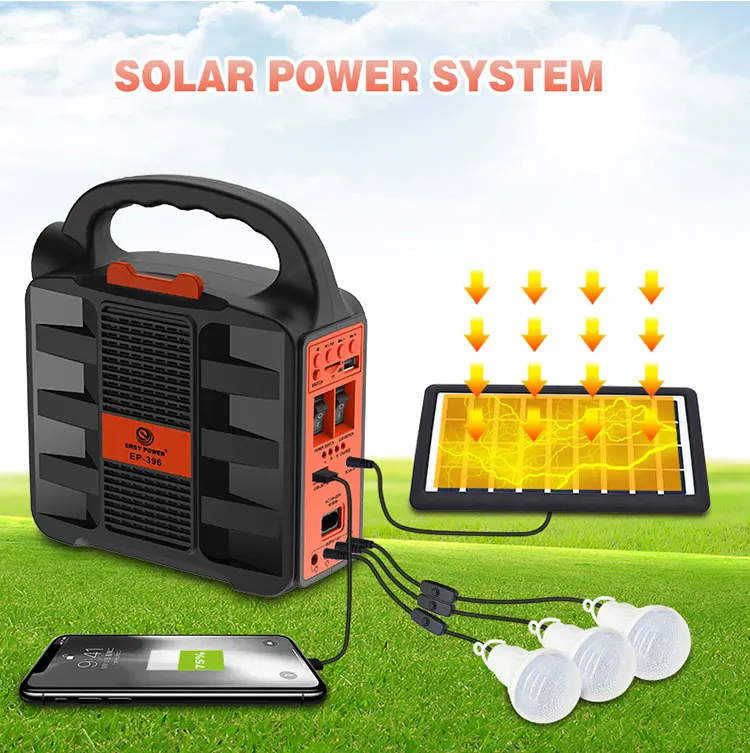 Gd Solar Lights Off Grid Rechargeable Solar Portable Lighting System