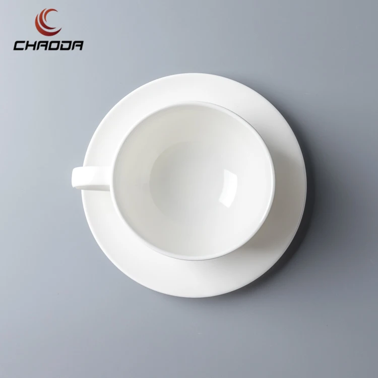 Maxdot 12 Tazze Da Cappuccino In Porcellana Con Piattini - Set Elegante Per Bar E Caffetterie