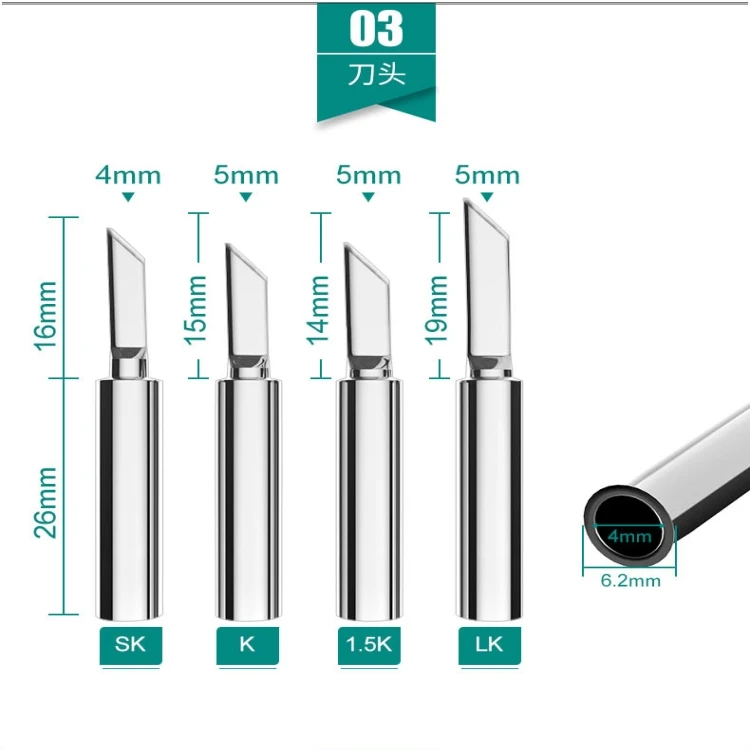 soldering iron tip Customize soldering tip head 900M-T-B/I series 936 937A soldering station