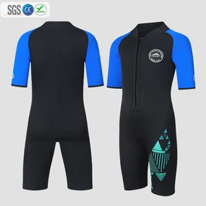 Wholesale SBART Neoprene Full Body Wetsuit Customized Chest Zip Diving Suit Surfing Kids Wetsuit