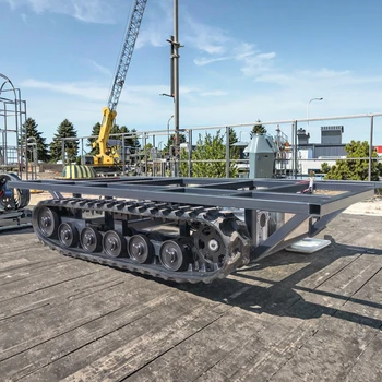 All-Terrain Special Electric Crawler Chassis Robot Tank Chassis Tracked Vehicle Chassis Suspension System Assembled